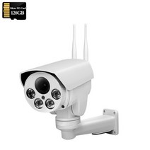 열화상카메라 적외선카메라 적외선 무선 보안 IP 와이파이 PTZ 자동 줌 SD 카드 사람 감지 IR Sonyimx335 HD 3G 4G SIM, 없음, 44.5MP-4G(B)-128GB - 미국 플러그-2.
