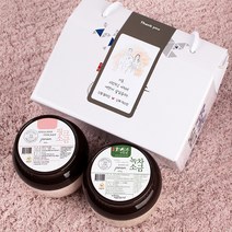 화산수천일염 히말라야핑크소금&녹차소금 2개입 소금 선물세트, 400g,500g