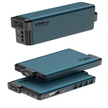 제이즈 220V 보조베터리 인버터 발전기 배터리 충전기 150W 휴대용 발전소 야외 비상 전원 공급 장치 캠핑 사인파, [02] blue