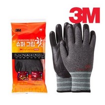 3M 겨울 혹한기 기모장갑 슈퍼그립 핫, L, 11개
