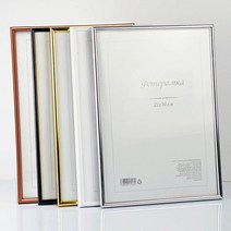 A4 상장액자 심플 아크릴 수료증 자격증 사업자등록증 전시, 화이트 (03-318A)