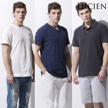 루시앙 루시앙 남성 썸머 린넨 티셔츠 (SD07898)