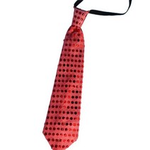 여자 남자 LED 스팽글 재즈 모자 라이트 페도라 중절모 넥타이 생일 입학 크리스마스 선물 네온 파티 바 결혼식 웨딩 의상 Navidad, Children, tie 레드