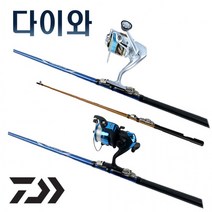 다이와 바다 루어 낚시대 세트 초보 방파제 낚시세트, 양핀스냅도래 1호