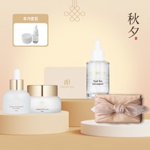 화장품 추석 선물세트 히알루론산 수분 앰플 크림 4종 기프트 명절 고급 보자기 모이스텐, 1개, 온가족패키지(30% 할인)
