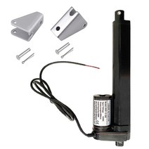 엑츄에이터 리니어 실린더 전기 선형 액추에이터 DC 12V 24V 모터 브래킷 포함 50mm 100mm 150mm 200mm 250mm 300mm 350mm 400mm 스트로크 3, [08] 400mm Stroke lgth, [05] 12V 1500N 4mm s