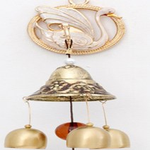 문종 윈드벨 무선초인종백조 골드링