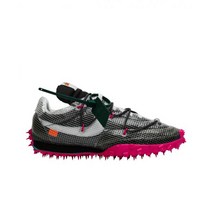 (W) 나이키 x 오프화이트 와플 레이서 블랙 핑크 Nike OffWhite Waffle Racer Black