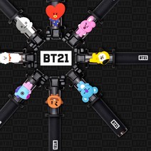 BT21 캐릭터 피규어 무선 셀카봉 셀피스틱, 코야