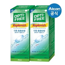 옵티프리 렌즈세척액 리플레니시 420ml 2개