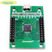 vewlix 뷰릭스 2 플레이어 아케이드 usb 컨트롤러 xin mo 드라이버 키트 조이스틱 케이블이 있는 mame pc 키보드 인코더, 4.8mm--5핀