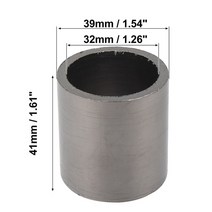 motoforti 크기 오토바이 배기 머플러 파이프 가스켓 그라파이트 씰 링 소음기 커넥터 motocross 35mm id 42mm od, 32x39x41mm