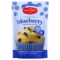 Miss Jones Baking Co 100% 통곡물 블루베리 머핀 믹스 10.57 oz (300 g) 2팩