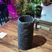 allution_올루션몰_화분 화산석 긴원형 15x30cm 꽃화분 예쁜화분 주물럭화분 감성화분 수공화분_올루션몰_allution, 옵션없는_단일상품