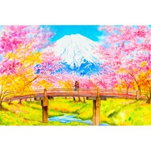 일본풍 일러스트 직소 퍼즐 성인 힐링 300 5000 피스 초보자 초고난이도, 500P, 300~5000개