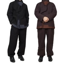 단아한의 남자 남성 가을 겨울 개량한복 생활한복 형도 세트 저고리 바지 목도리 생활한복(개량한복)