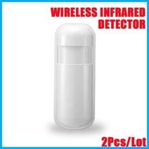 재실 감지기 모션 센서 433MHz 적외선 실내 PIR 무선 eV1527 홈 RF 센서에 대 한 스마트 생활 보안 경보 시스템, [02] 2 pcs, 2pcs