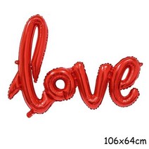 발렌타인데이 러브 하트 모양 라텍스 풍선 장미 곰 선물 장식 웨딩 약혼 신부 핑크 가방, love red