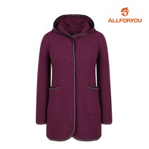 [올포유] 여성 후드 니트 가디건 ALSCK9411-604