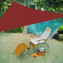 HK 굿라이프 생활 타프 PU 방수 삼각 3X3X3m, 와인