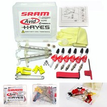 사이클 존 자전거 유압 디스크 브레이크 블리드 키트 수식 Sram Avid Juicy Hayes Hope 벵골 MTB 수리