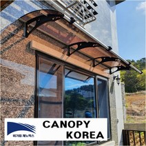 캐노픽스 1000x6500 캐노피 테라스 창문 렉산 처마 비가림 현관 주택 차양 비가리개, 블루, 세트앙카, 검정