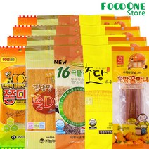 [푸드원스토어] 추억의 쫀드기 5종세트 호박맛4+꿀밤맛4+16곡4+옥수수4+꿀맛나4, 20개