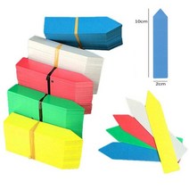 도로명주소판 건물주소 명패 100 pcs 식물 화분 미니 표지판 레이블에 이름 삽입 묘목 레이블 정원 장식 꽃 보육 스테이크 태그, 푸른