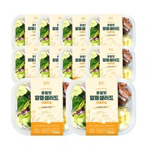 1am 토핑잇 알뜰샐러드 더블치즈, 190g x 10팩, 190g, 10개