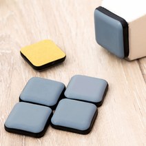 소음방지 슬라이딩 테프론 가구패드 20p세트(사각) (30mm) 소품, 단품