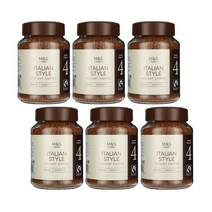 M&S 영국 막스앤스펜서 이탈리아 스타일 인스턴트 커피 200g x 6병