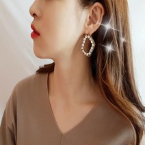 코코샵 명품 빅큐빅 화려한 블링블링 귀걸 패션 이어링 귀걸이