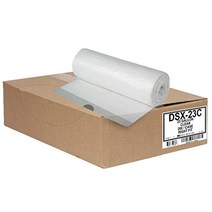 Aluf Plastics 72.476L2326갤런 0.9mm 투명 쓰레기 봉투 드로스트링 포함 슬림 짐 쓰레기통에 적합 72.4 x 99.1cm28.5 39인치 200개 팩 가정, 1 Count (Pack of 200)