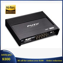 버스킹 PUZU PZ-X4800S 6 코어 32bit 8CH 파워 카 오디오 DSP 디지털 신호 프로세서 내장 앰프 8X150W 지원, 01 Package A
