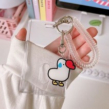 포카홀더 바인더 키링 아크릴 투명 3 인치 Photocard 사진 홀더 카드 문구 용품, duck