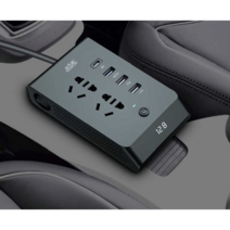 경차 SUV 차박용 시거잭 220V 멀티탭 인버터 300W, 검정12V~220V 인버터 SUV 승용차 경차