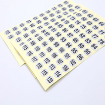 은색 원형 숫자스티커 61-120번 1P 숫자스티커 원형숫자스티커 번호스티커 사물함스티커 번호원형스티커