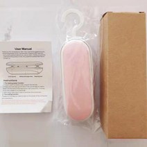 간식메이커 붕어빵기계 와플기계미니 히트 백 포장 실러 휴대용 비닐 봉투 클립 씰링 기계 식품 저장 밀, 03 Pink