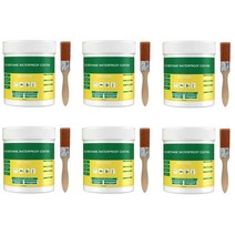 방수제 방수액 방수 크림 보수제 외벽 페인트 투명 Eelhoe 접착제 외부 24600g 벽 욕실 화장실 바닥 타일 침투제 벽 누출 방지, 브러시 포함 200g, 1개