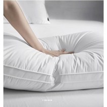호텔베개 베개솜 수면 수면을 돕는 5 성급 호텔 베개 코어 성인 목 홈 침실 섬유 싱글 48x74 높은, 01 pillow_02 48x74 850g 1pc