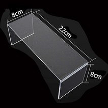 미니 식기 건조대 아크릴 디스플레이 라이저 스탠드 화장품 디스플레이 랙 clear jewelry shelf for storage 인형 컵케익 캔디 디저트 데스크 장식, 내가 1pc