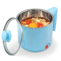 키친아트 1L 싱글 1인식사 찌개 라면포트 스텐 멀티쿠커 휴대용 죽데우기