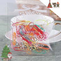 성탄절 쿠키 간식 포장 화이트 리스 OPP 봉투 20장