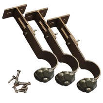 준앤컴파니 철조절브라켓3개1조25mm, 골드