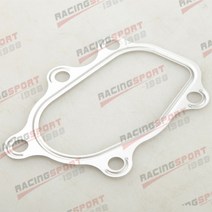 자동차가스켓 실링 가스켓 고무판 t25 t28 gt25 gt28 gt28rs 터보 터빈 배기 5 볼트 콘센트 덤프 파이프 가스켓 호환, 없음