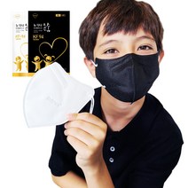 다나마스크 KF94 뉴 다나 온숨 컬러 마스크 소형, 흰색, 90매