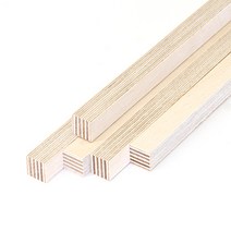 아이베란다 자작나무 합판쫄대 15x15x800mm 나무쫄대 각목 몰딩 (2개묶음)