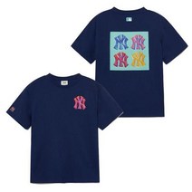 (TSL01)MLB키즈 등판 팝아트 반팔 티셔츠(7ATSL0133-50NYL)