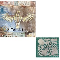 Steampunk- 금속 절단 다이 컷 DIY 스크랩북 종이 공예 수제 앨범 카드 펀치 아트 만들기, [06] A 1294