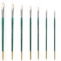 화홍 808 유화 아크릴붓 화홍브러쉬 낱자루, 12호